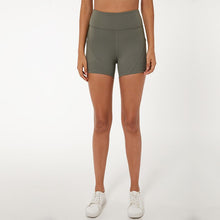 Load image into Gallery viewer, Soft Nylon High Waist Shorts Women with Side and Waist Pockets