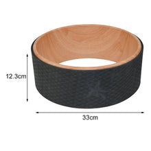 Load image into Gallery viewer, Wood Grain 13 Inch Yoga Wheel
