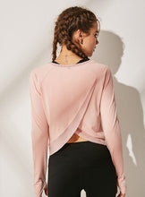 Load image into Gallery viewer, Long Sleeve Loose Yoga Shirt