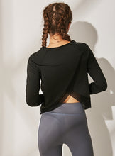 Load image into Gallery viewer, Long Sleeve Loose Yoga Shirt