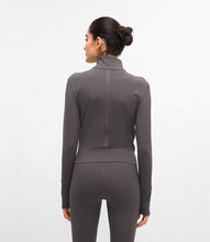 Load image into Gallery viewer, Long Sleeved Stretch Zipper Jacket