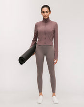 Load image into Gallery viewer, Long Sleeved Stretch Zipper Jacket