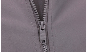 Long Sleeved Stretch Zipper Jacket