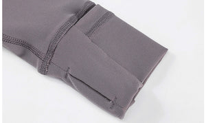 Long Sleeved Stretch Zipper Jacket