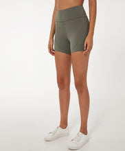 Load image into Gallery viewer, Soft Nylon High Waist Shorts Women with Side and Waist Pockets