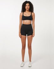 Load image into Gallery viewer, Soft Nylon High Waist Shorts Women with Side and Waist Pockets