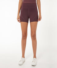 Load image into Gallery viewer, Soft Nylon High Waist Shorts Women with Side and Waist Pockets