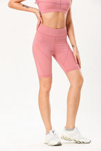 Load image into Gallery viewer, Knee Length High Waist Yoga Shorts