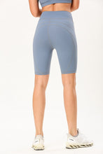 Load image into Gallery viewer, Knee Length High Waist Yoga Shorts