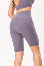 Load image into Gallery viewer, Knee Length High Waist Yoga Shorts