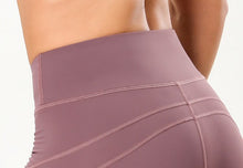 Load image into Gallery viewer, Knee Length High Waist Yoga Shorts