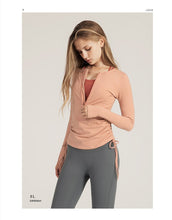 Load image into Gallery viewer, Half Zip Long Sleeve Slim Fit Yoga Shirt