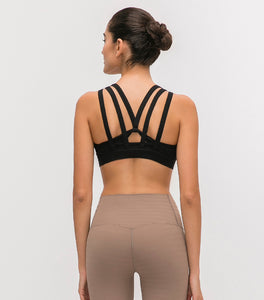 Sweat-wicking Four-way Stretch Bra
