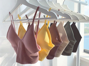 Elastic Breathable Fabric Padded Tank