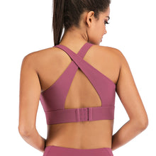 Load image into Gallery viewer, Push up Padded Cross-Back Bra Top