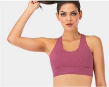 Load image into Gallery viewer, Push up Padded Cross-Back Bra Top