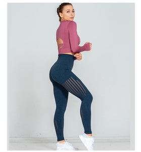 Breathable Seamless Push Up Tights