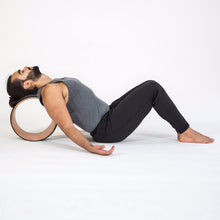 Load image into Gallery viewer, Wood Grain 13 Inch Yoga Wheel