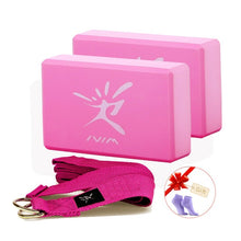 Load image into Gallery viewer, EVA Yoga Blocks &amp; Strap